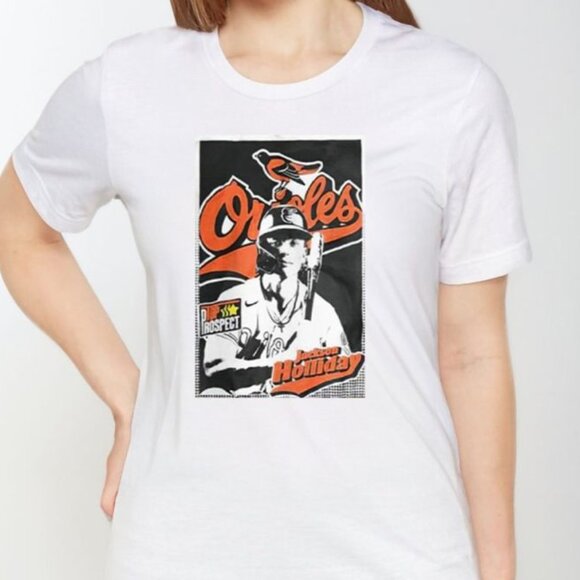 Orioles Jackson Holliday Debut 2024 MLB Baseball Player Graphic T-Shirt 166 - Picture 1 of 5